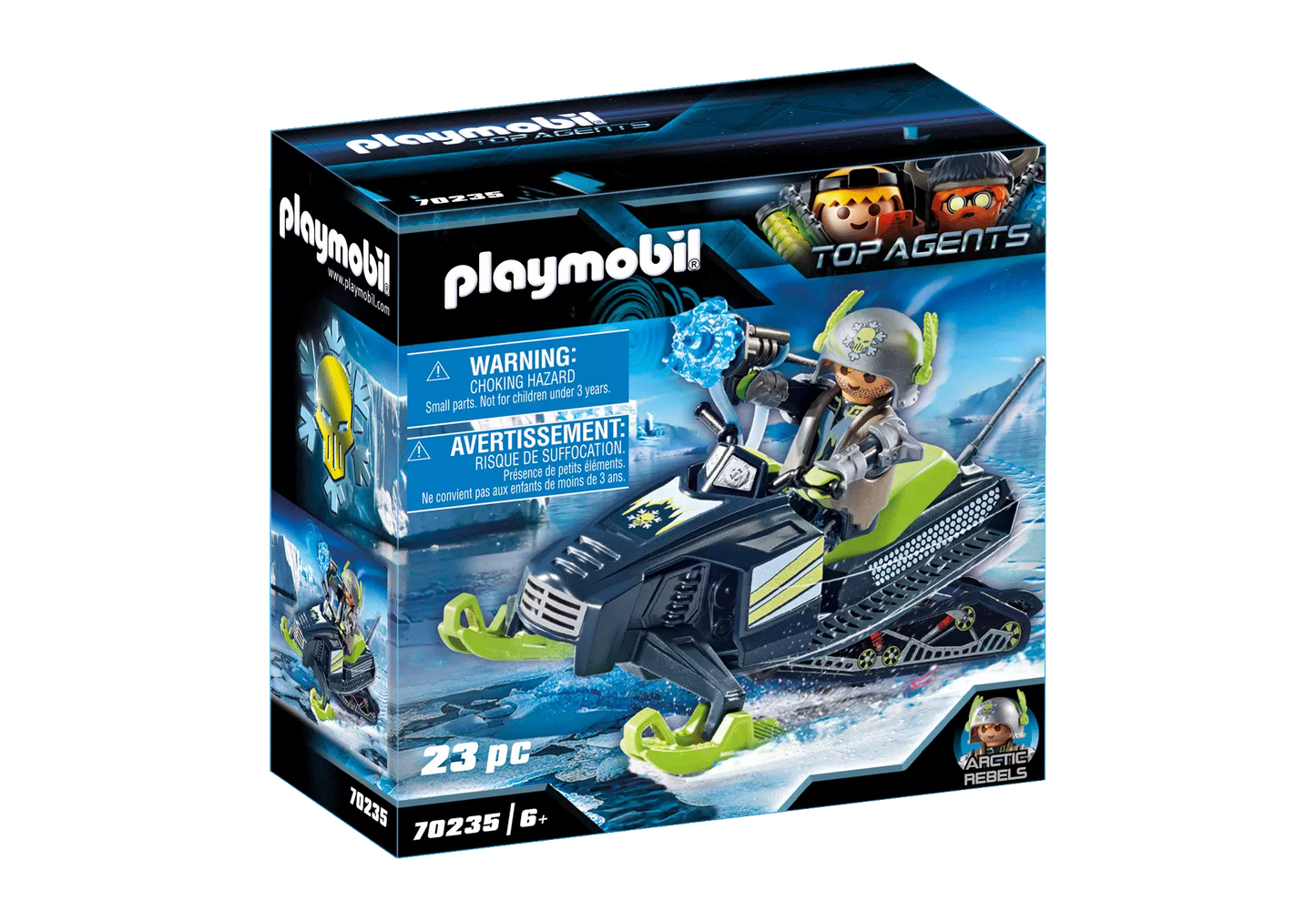 Playmobil 70235 Top Agents Arctic Rebels Eisscooter - plegobil