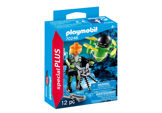 Playmobil 70248 Special Plus Agent mit Drohne - plegobil