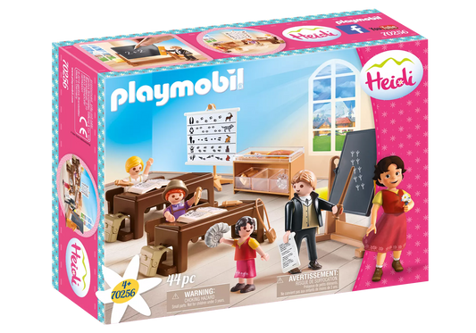 Playmobil 70256 Heidi Schulunterricht im Dörfli Heidi - plegobil