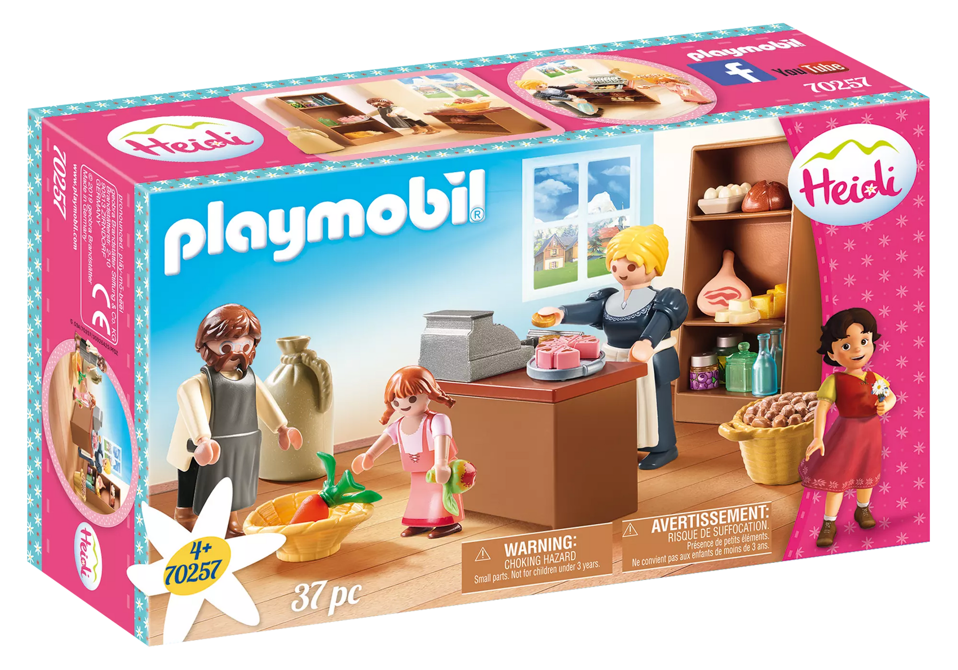 Playmobil 70257 Heidi Dorfladen der Familie Keller - plegobil