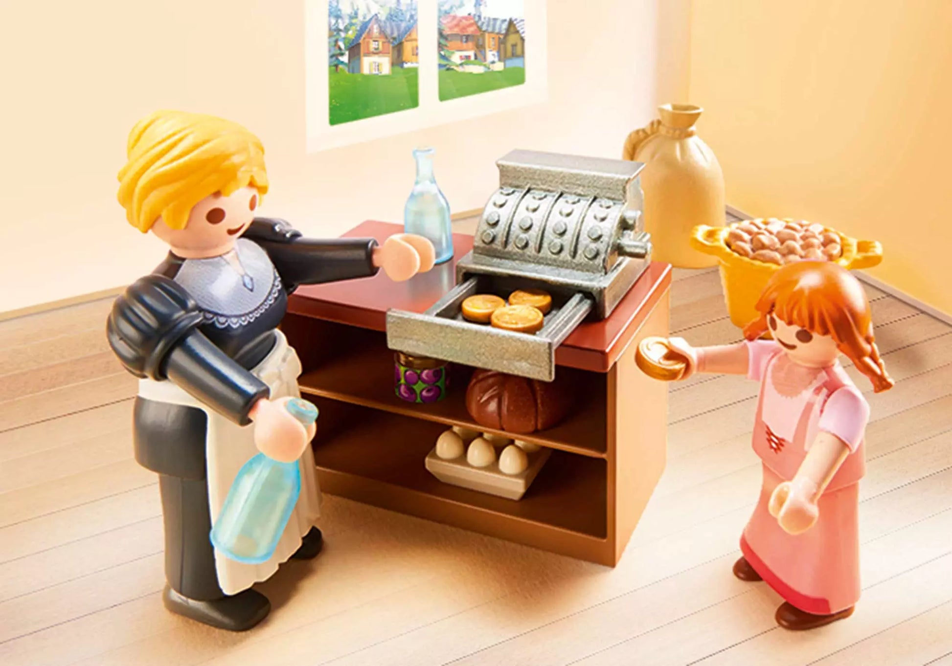 Playmobil 70257 Heidi Dorfladen der Familie Keller - plegobil