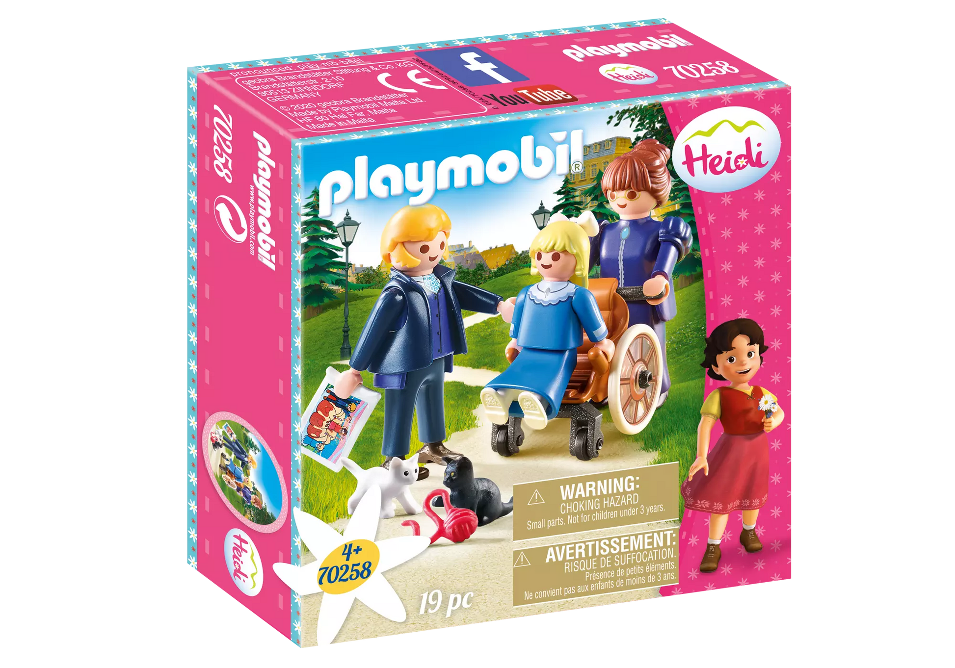 Playmobil 70258 Heidi Clara mit Vater und Fräulein Rottenmeier - plegobil