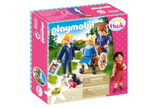 Playmobil 70258 Heidi Clara mit Vater und Fräulein Rottenmeier - plegobil