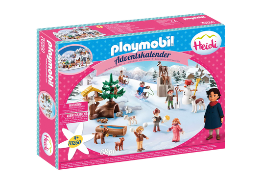Playmobil 70260 Heidi Adventskalender Heidis Winterwelt - plegobil