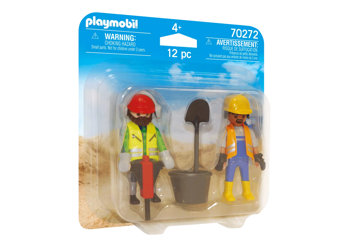 Playmobil 70272 City Action DuoPack Zwei Bauarbeiter - plegobil