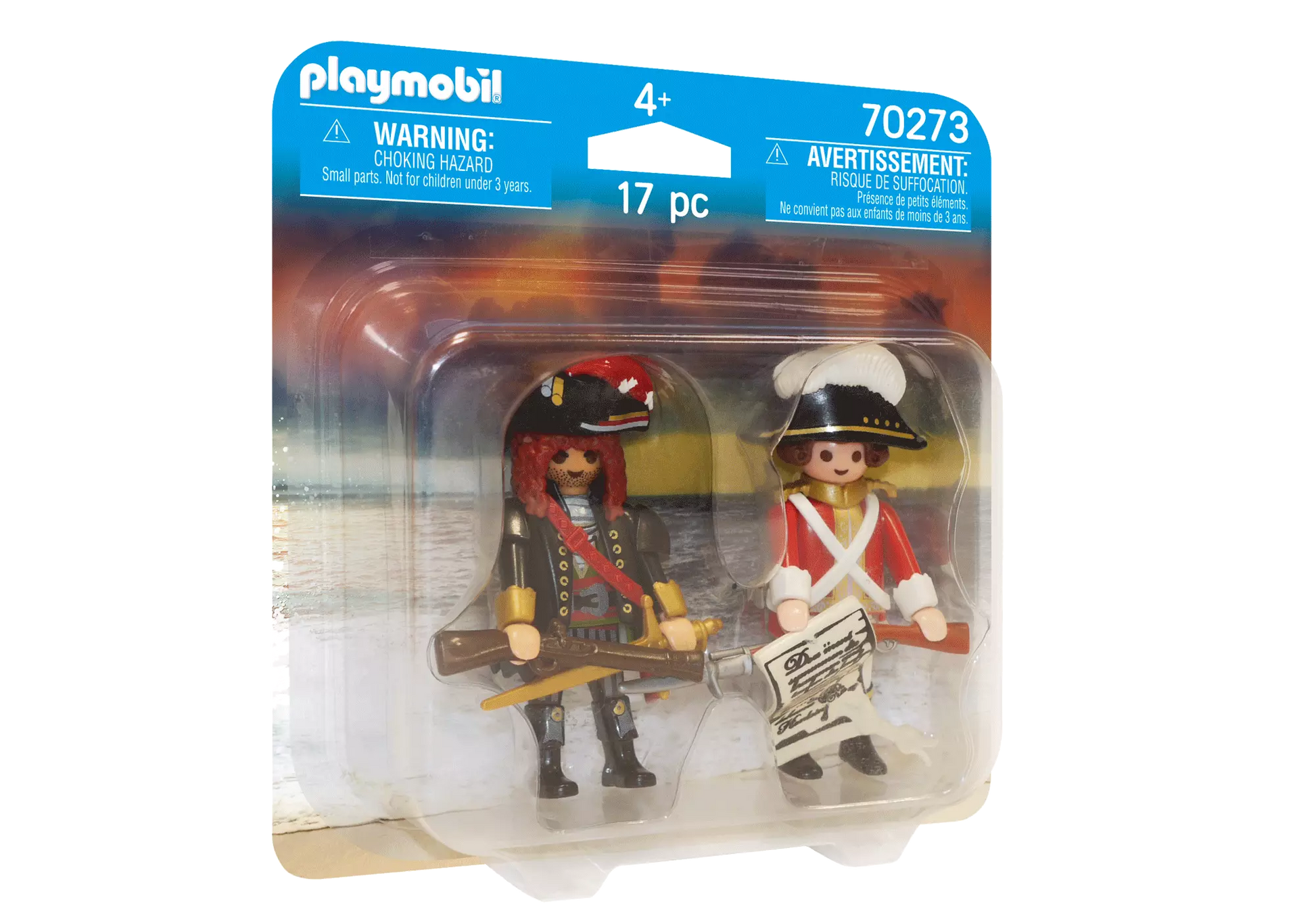 Playmobil 70273 Pirates DuoPack Piratenkapitän und Rotrock - plegobil