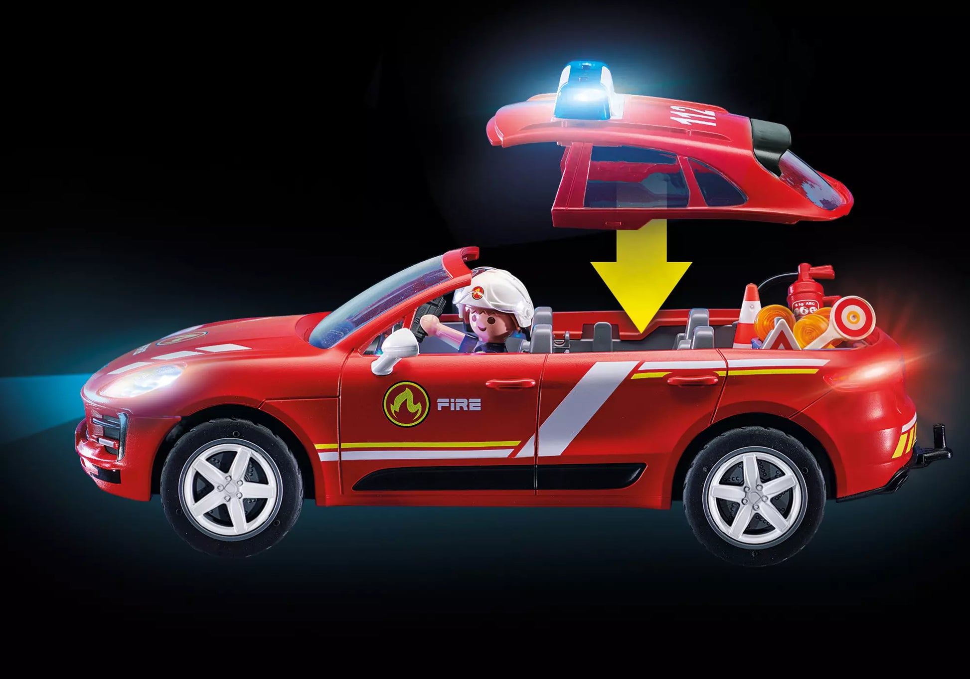 Playmobil 70277 Porsche Macan S Feuerwehr - plegobil