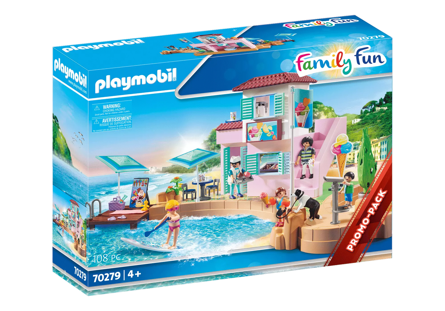 Playmobil 70279 Family Fun Eisdiele am Hafen - plegobil