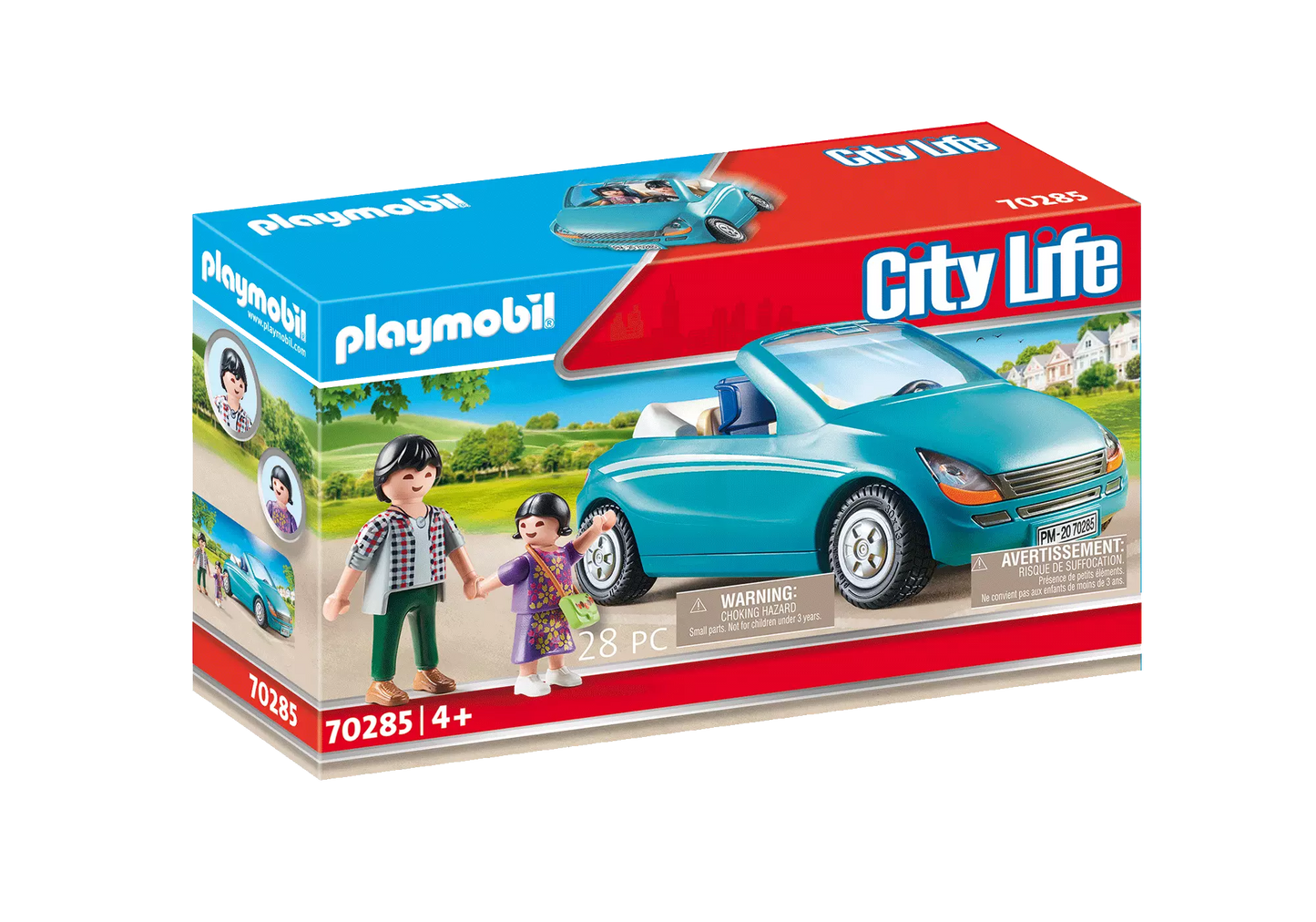 Playmobil 70285 City Life Papa und Kind mit Cabrio - plegobil