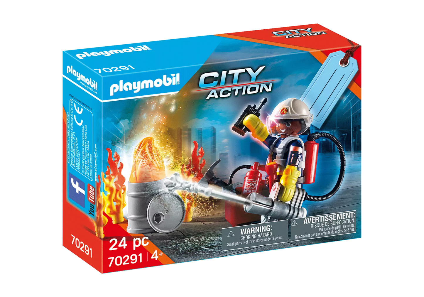 Playmobil 70291 City Action Geschenkset Feuerwehr - plegobil