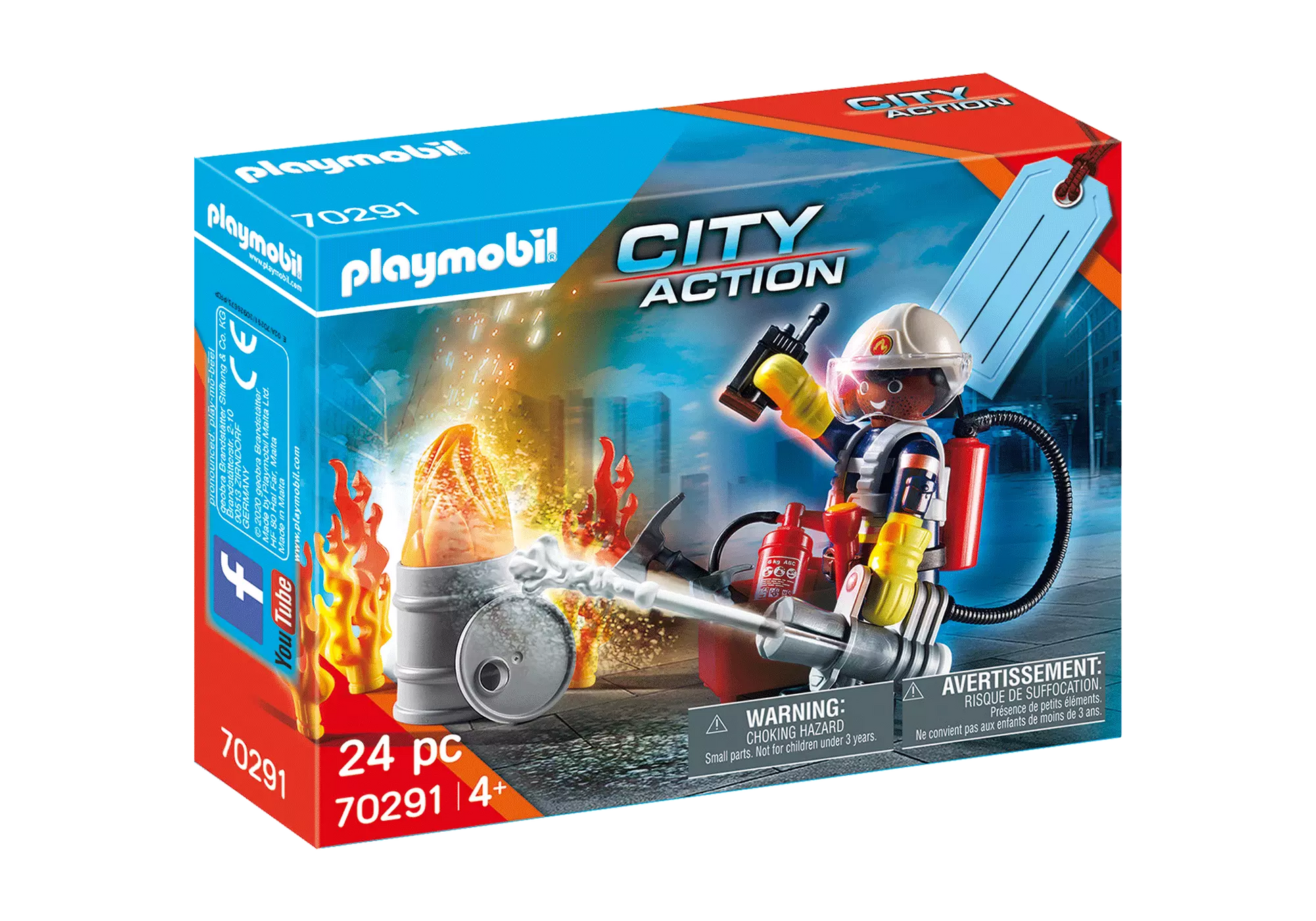Playmobil 70291 City Action Geschenkset Feuerwehr - plegobil