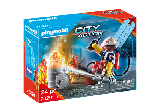 Playmobil 70291 City Action Geschenkset Feuerwehr - plegobil