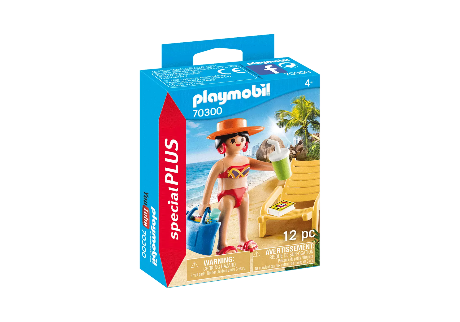 Playmobil 70300 Special Plus Urlauberin mit Liegestuhl - plegobil
