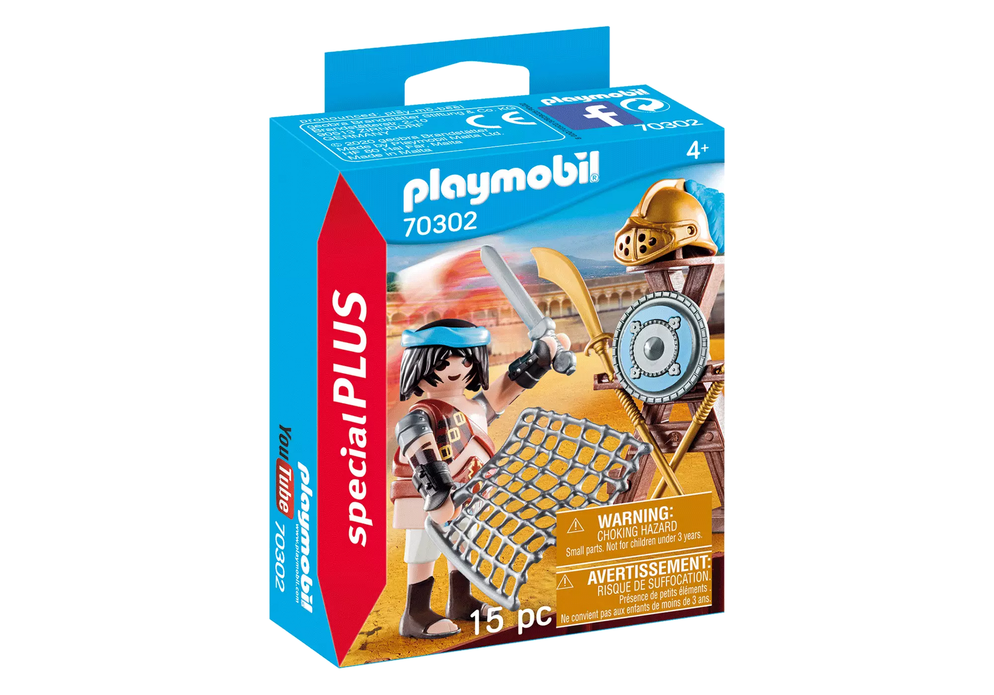 Playmobil 70302 Special Plus Gladiator mit Waffenständer - plegobil