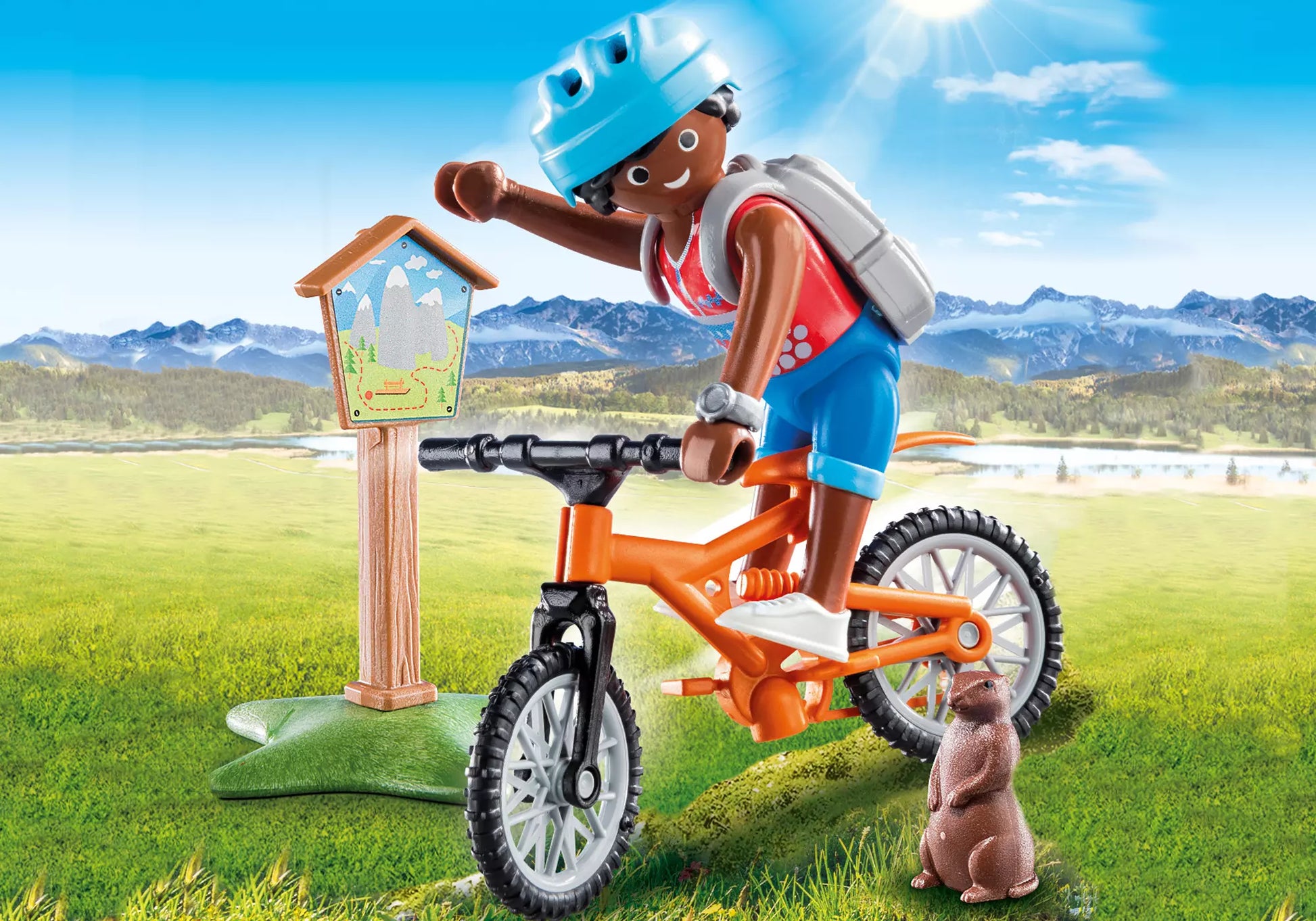 Playmobil 70303 Special Plus Mountainbiker auf Bergtour - plegobil