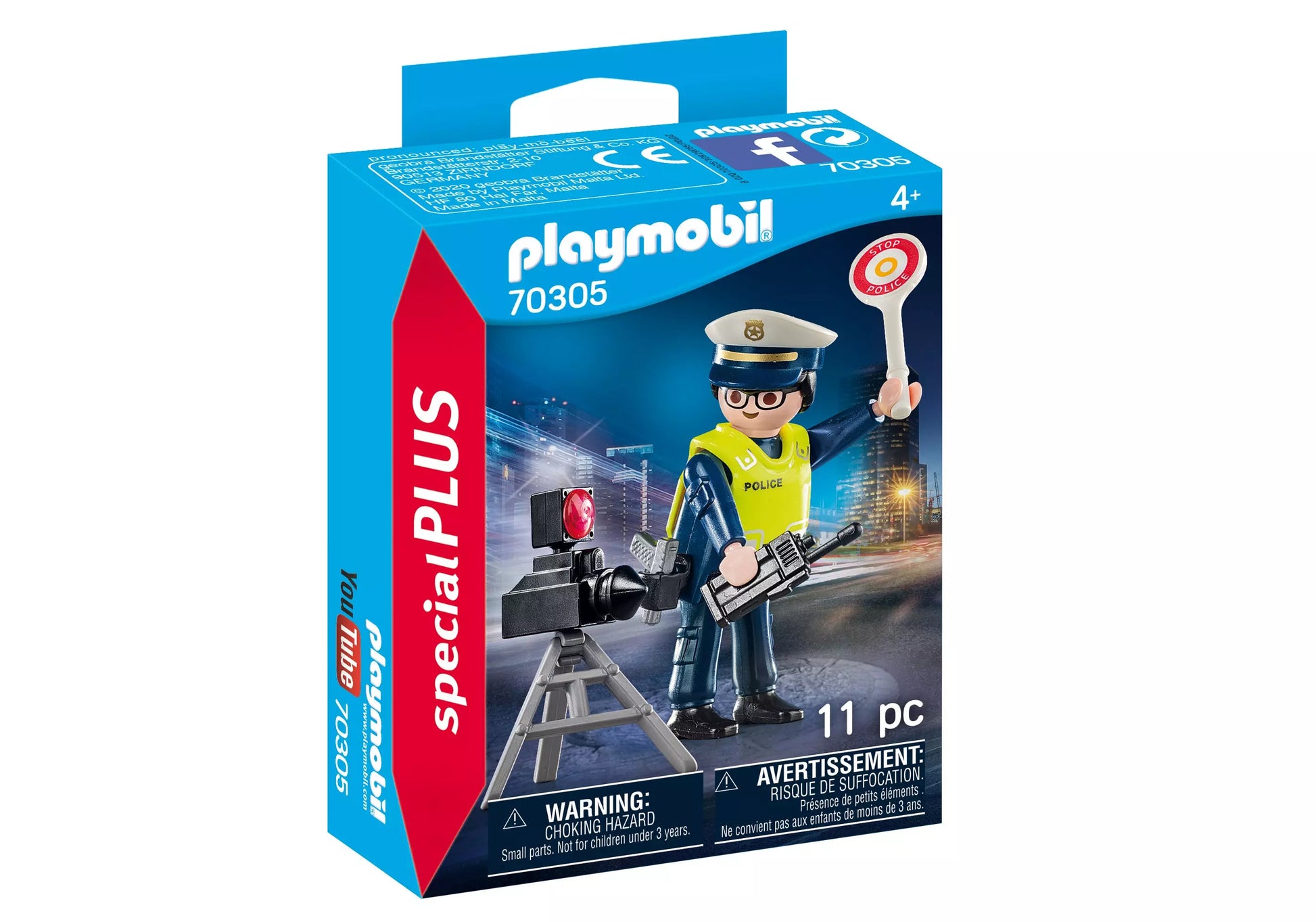 Playmobil 70305 Special Plus Polizist mit Radarfalle - plegobil