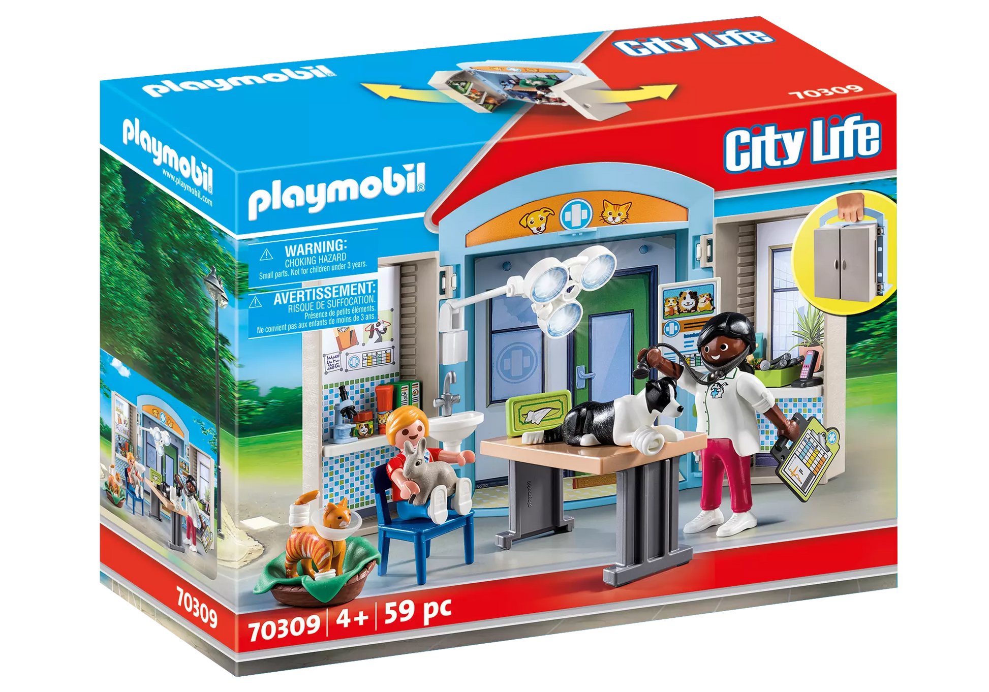 Playmobil 70309 City Life Spielbox Tierarzt - plegobil
