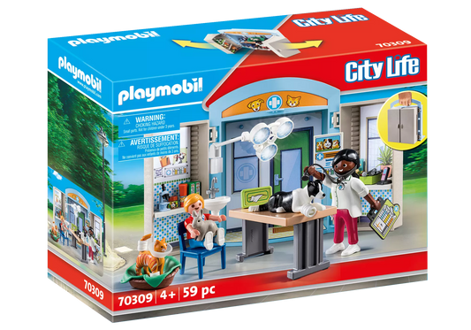 Playmobil 70309 City Life Spielbox Tierarzt - plegobil