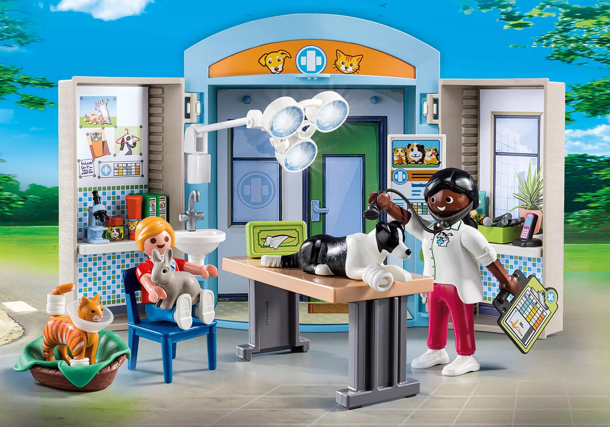Playmobil 70309 City Life Spielbox Tierarzt - plegobil