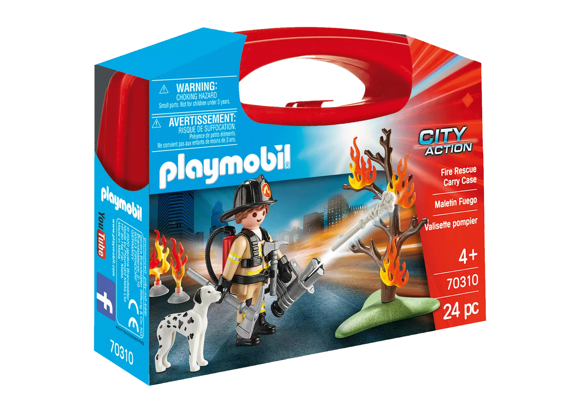 Playmobil 70310 City Action Carry Case Feuerwehrrettung - plegobil