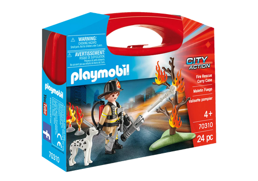 Playmobil 70310 City Action Carry Case Feuerwehrrettung - plegobil