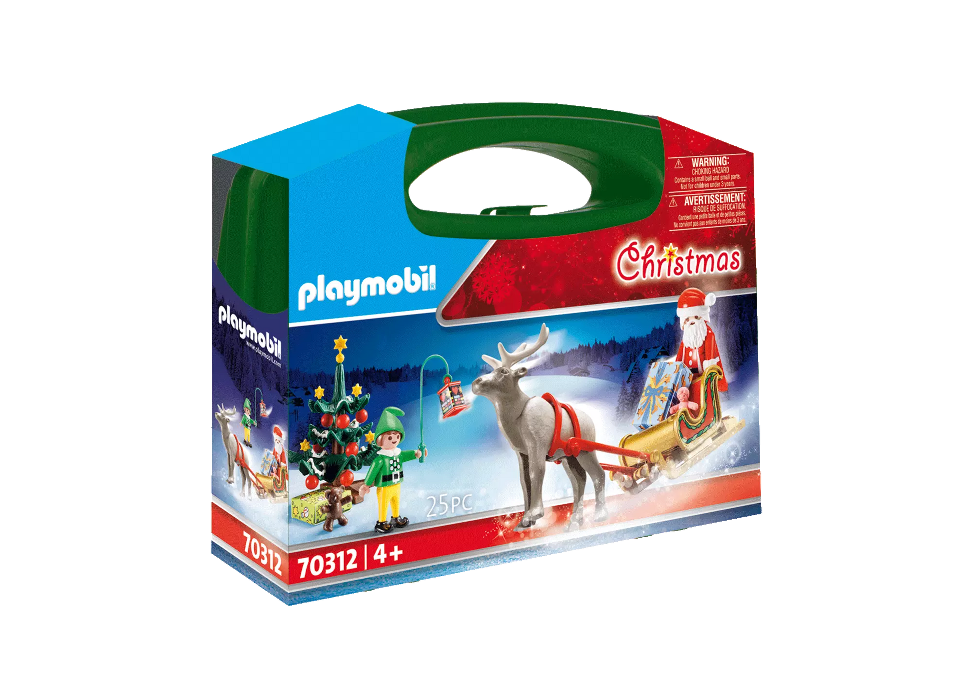 Playmobil 70312 Christmas Carry Case Weihnachtsmann-Schlitten - plegobil