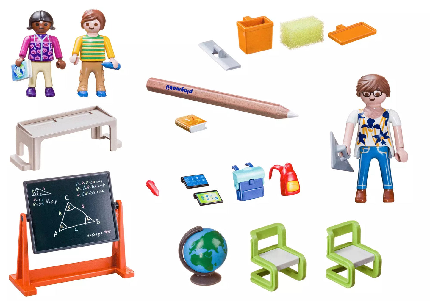 Playmobil 70314 City Life Carry Case Schulausrüstung - plegobil