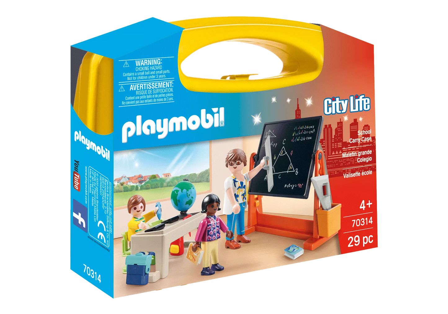 Playmobil 70314 City Life Carry Case Schulausrüstung - plegobil