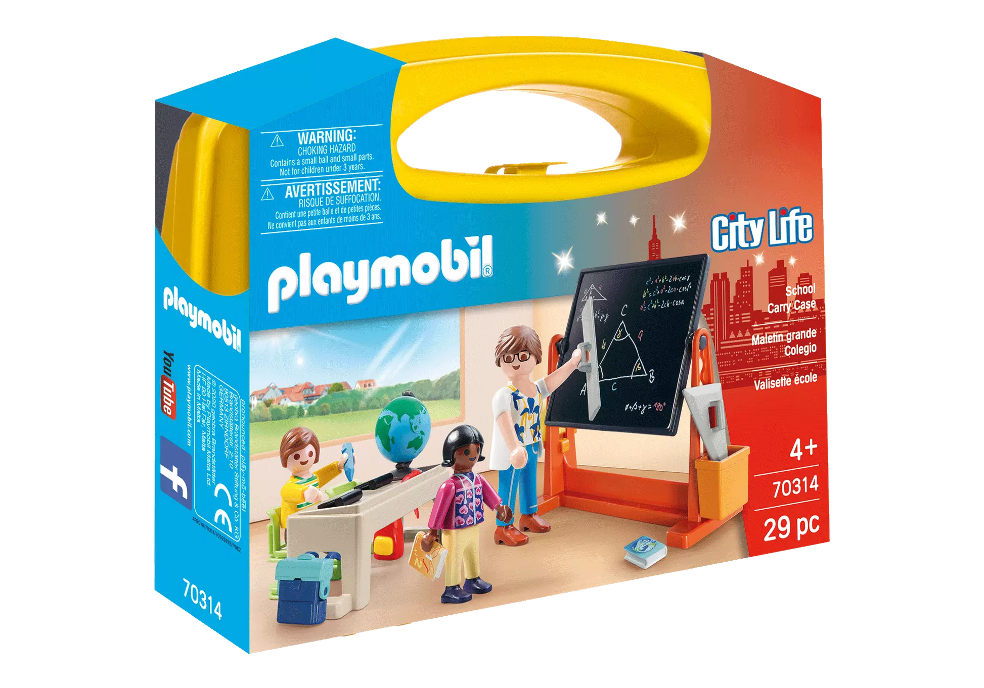 Playmobil 70314 City Life Carry Case Schulausrüstung - plegobil