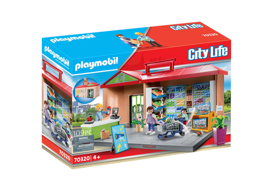 Playmobil 70320 City Life Mitnehm Supermarkt - plegobil
