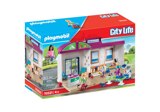 Playmobil 70321 City Life Mitnehm Tierklinik - plegobil