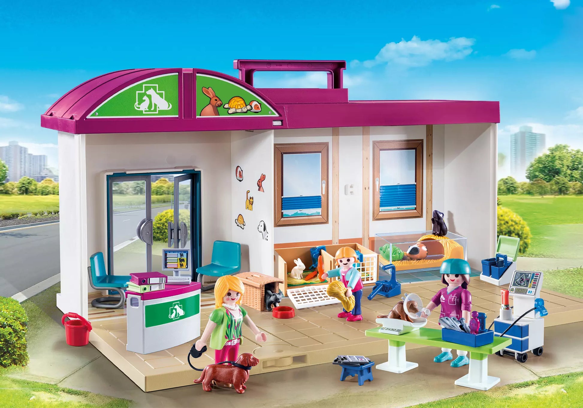 Playmobil 70321 City Life Mitnehm Tierklinik - plegobil