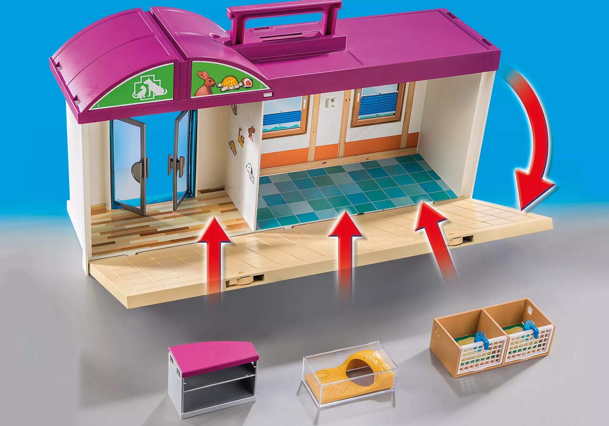Playmobil 70321 City Life Mitnehm Tierklinik - plegobil
