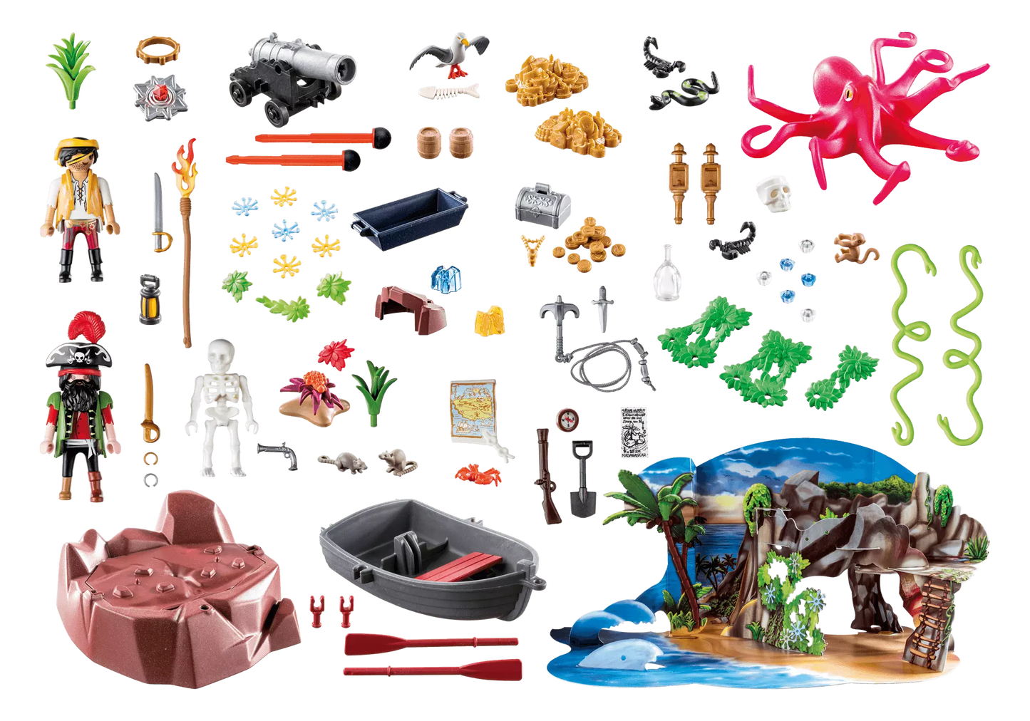 Playmobil 70322 Adventskalender Schatzsuche in der Piratenbucht - plegobil