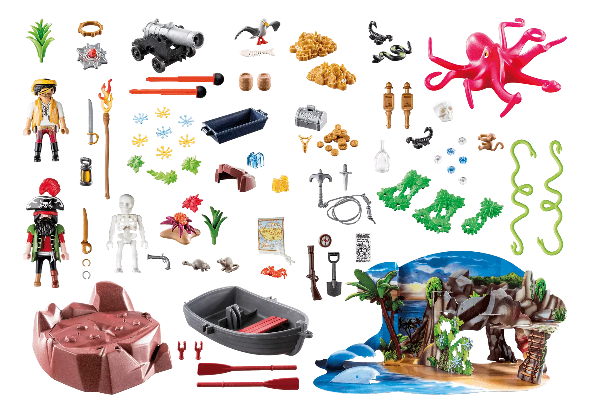 Playmobil 70322 Adventskalender Schatzsuche in der Piratenbucht - plegobil