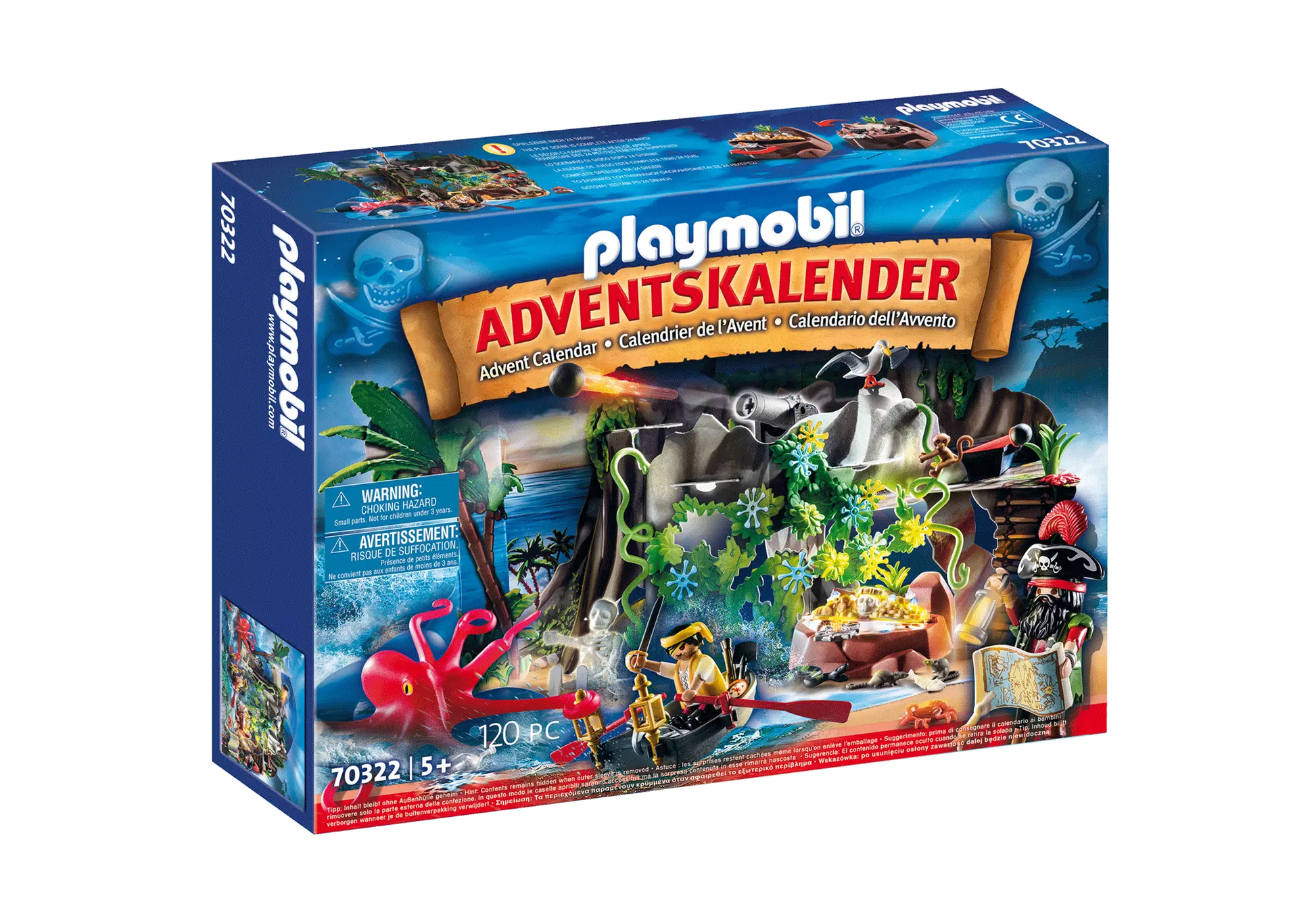 Playmobil 70322 Adventskalender Schatzsuche in der Piratenbucht - plegobil