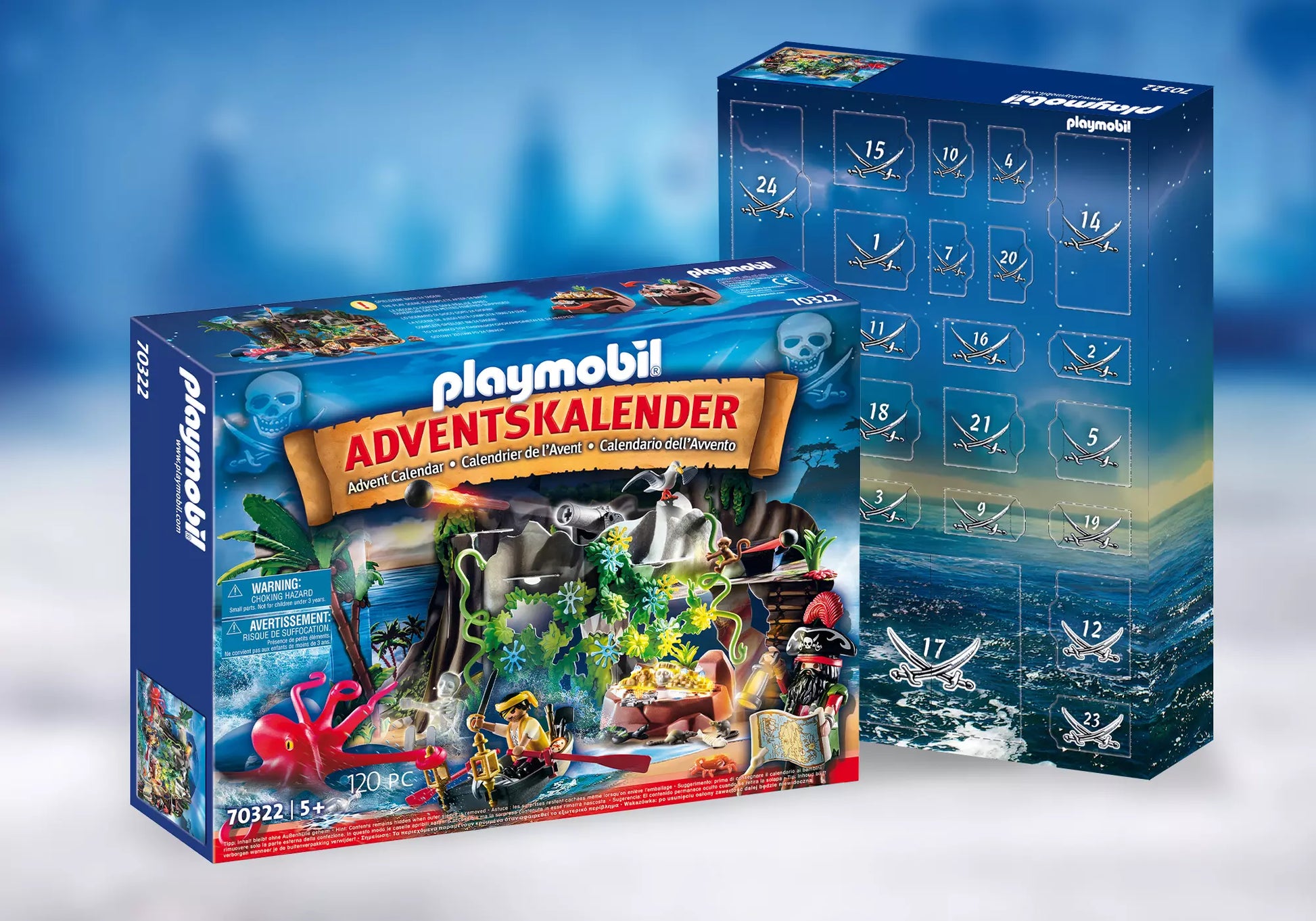 Playmobil 70322 Adventskalender Schatzsuche in der Piratenbucht - plegobil