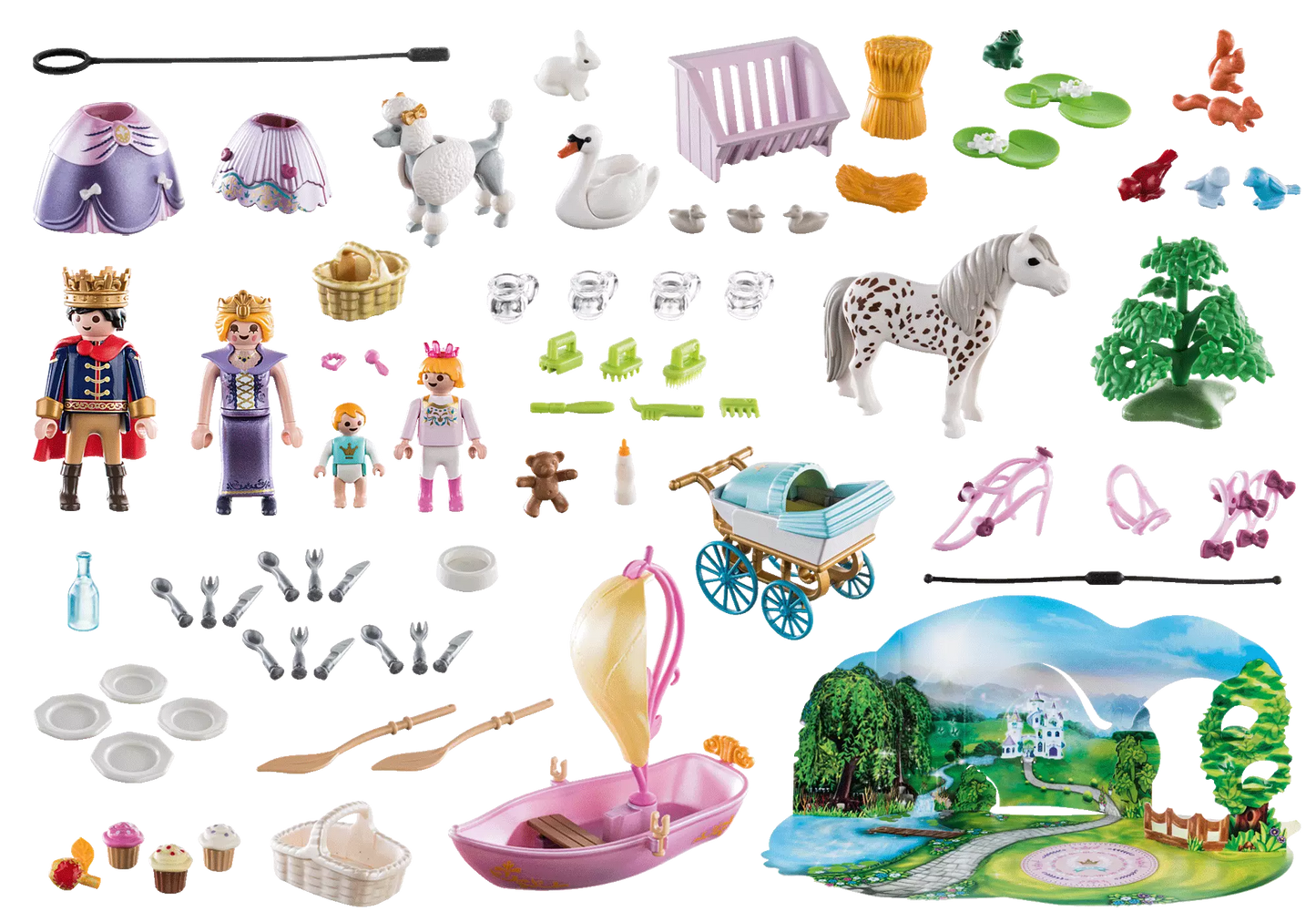 Playmobil 70323 Princess Adventskalender Königliches Picknick im Park - plegobil