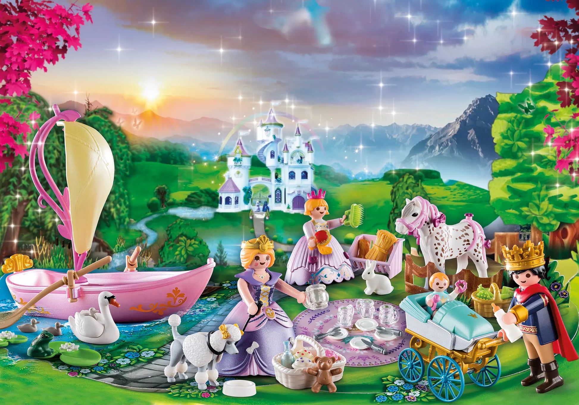 Playmobil 70323 Princess Adventskalender Königliches Picknick im Park - plegobil