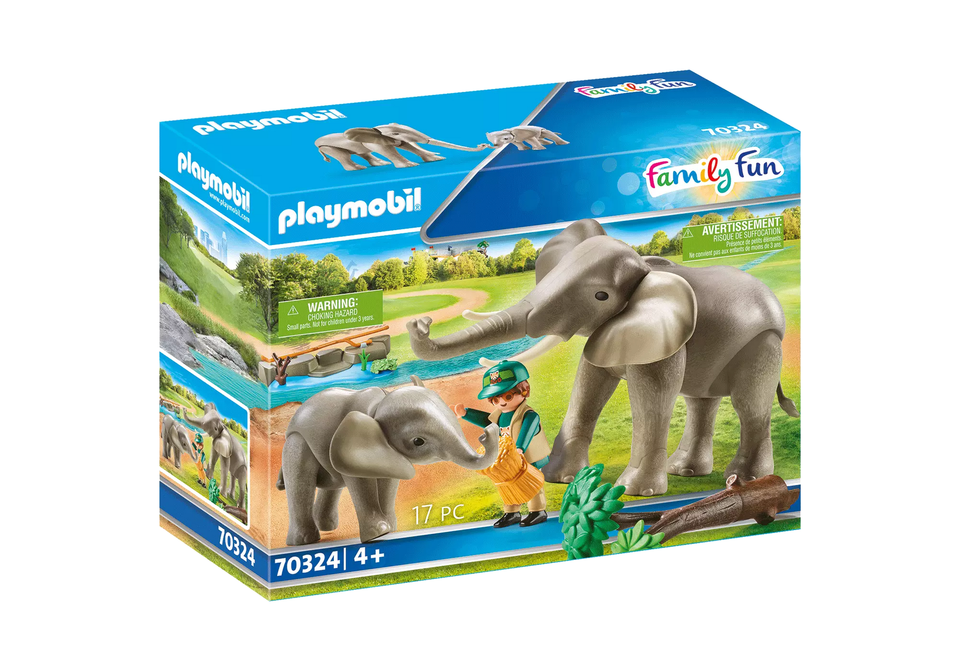 Playmobil 70324 Family Fun Elefanten im Freigehege - plegobil