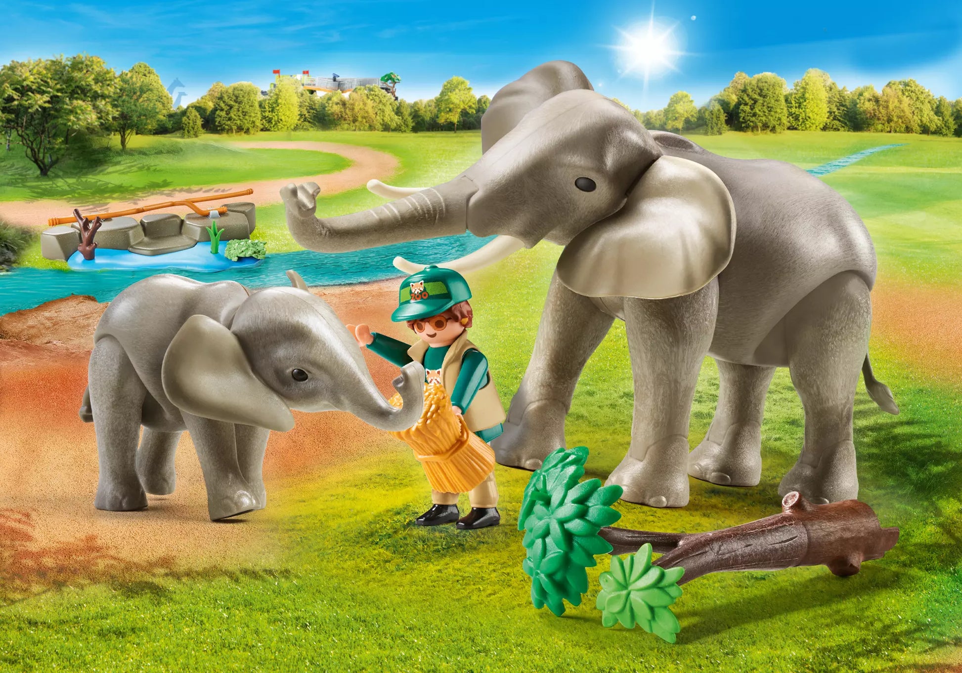 Playmobil 70324 Family Fun Elefanten im Freigehege - plegobil