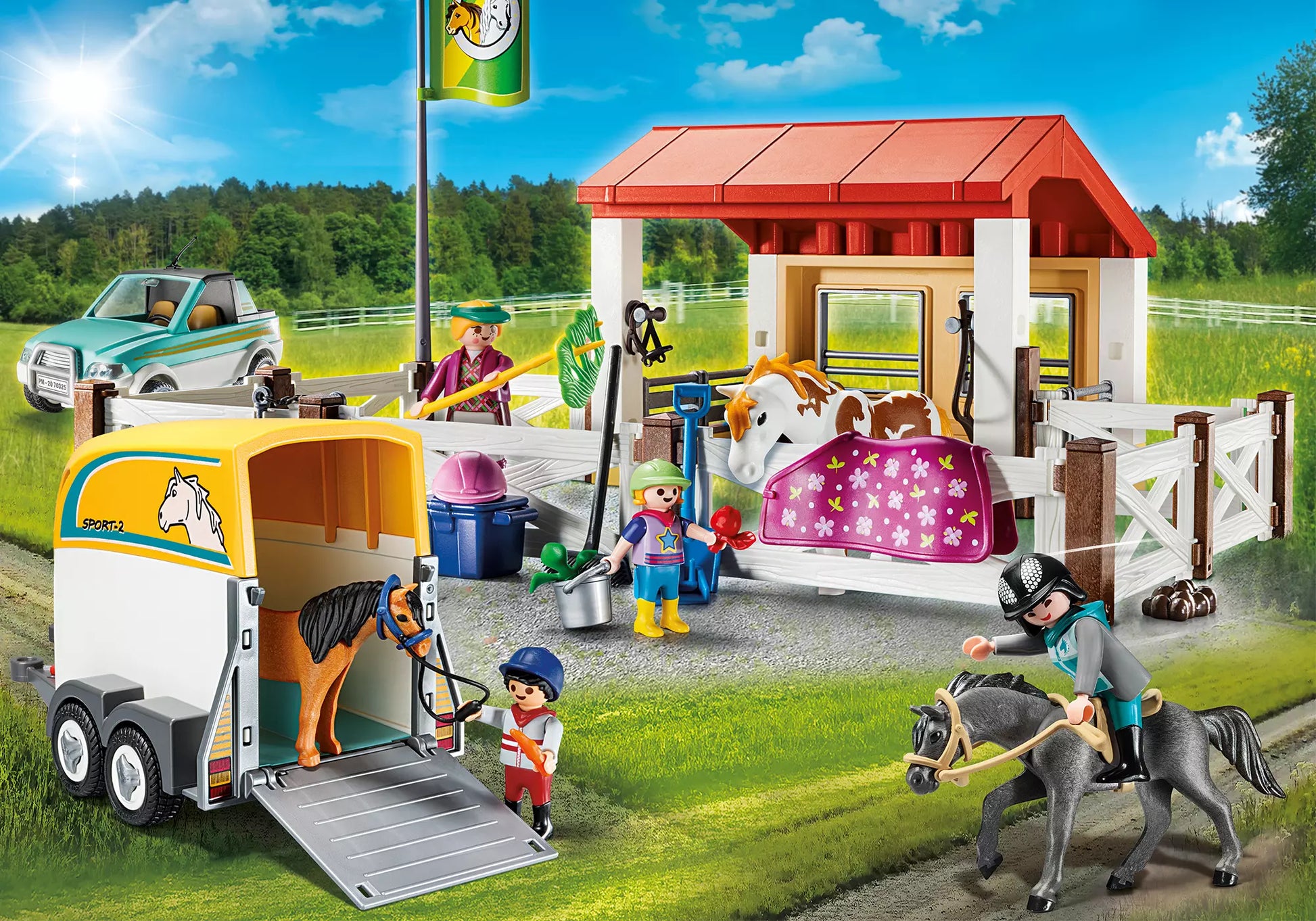 Playmobil 70325 Country Pferdestall Bauernhof - plegobil