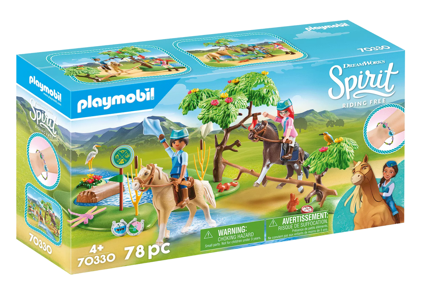 Playmobil 70330 Spirit Herausforderung am Fluss - plegobil