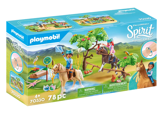 Playmobil 70330 Spirit Herausforderung am Fluss - plegobil