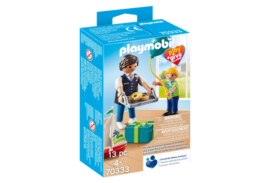 Playmobil 70333 Play + Give Patenonkel mit Patensohn - plegobil