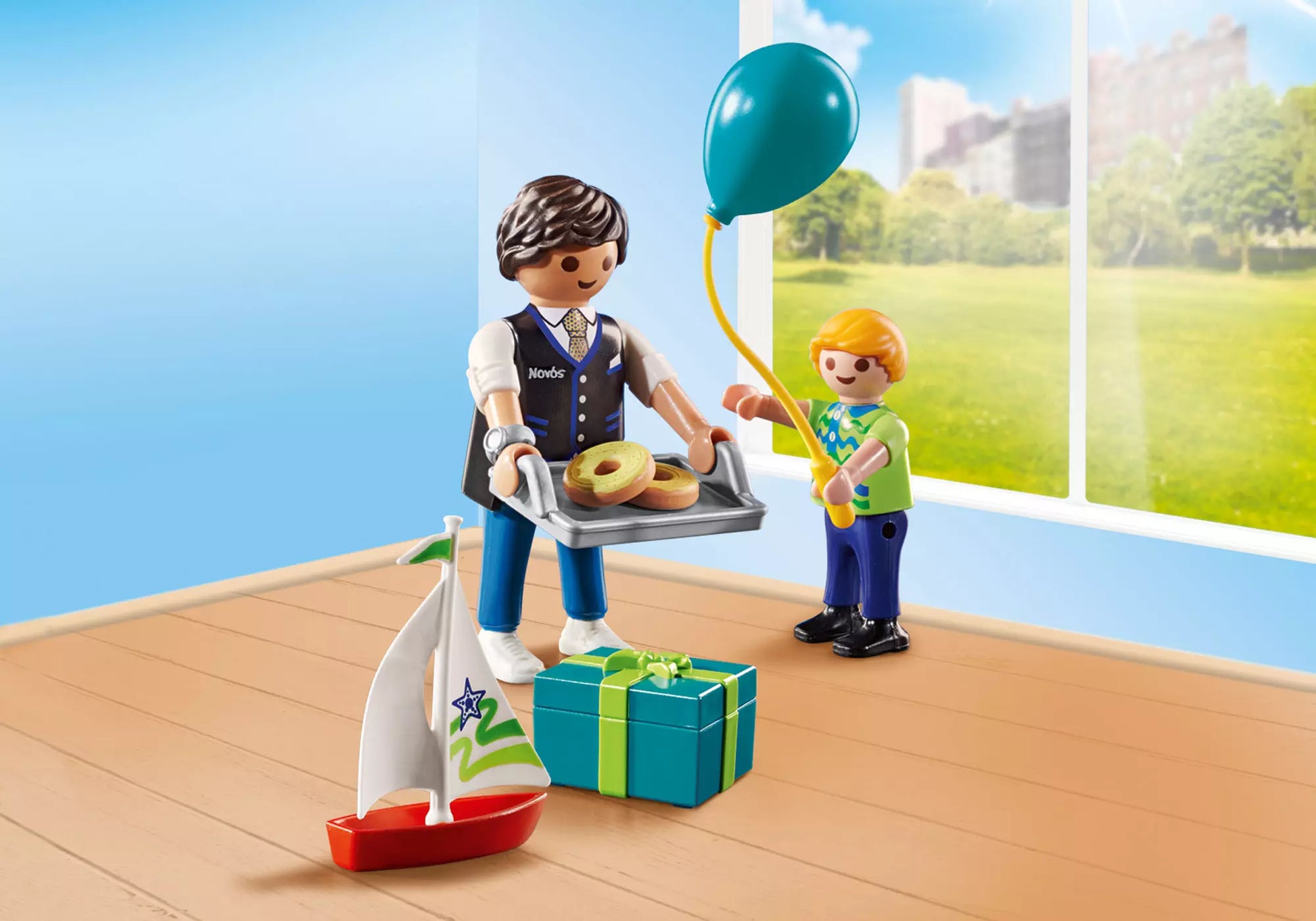 Playmobil 70333 Play + Give Patenonkel mit Patensohn - plegobil