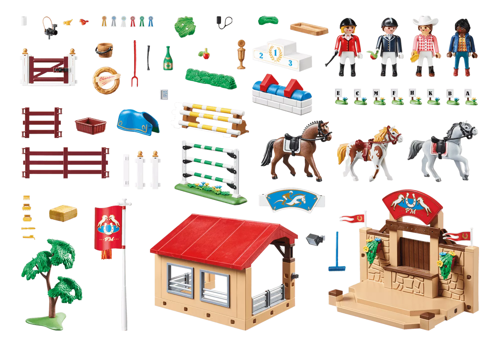 Playmobil 70337 Country Großer Reitturnierplatz - plegobil