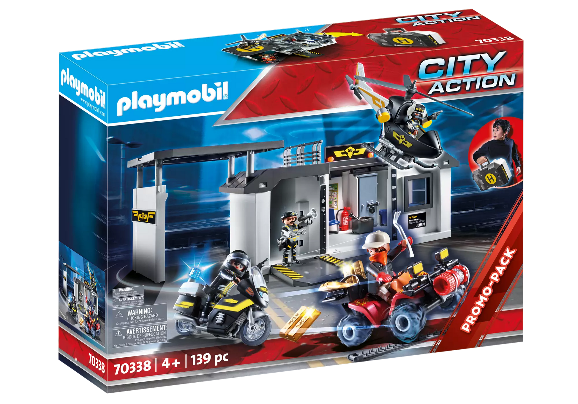 Playmobil 70338 City Action Mitnehm SEK Zentrale - plegobil