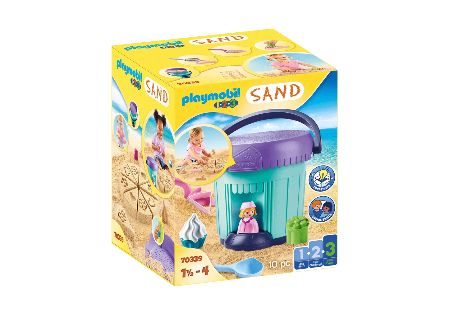 Playmobil 70339 1-2-3 Kreativset Sandbäckerei - plegobil