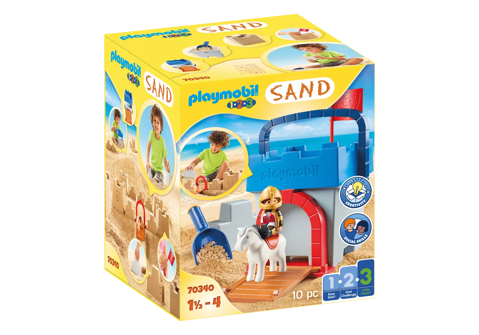Playmobil 70340 1-2-3 Sand Sandburg - plegobil